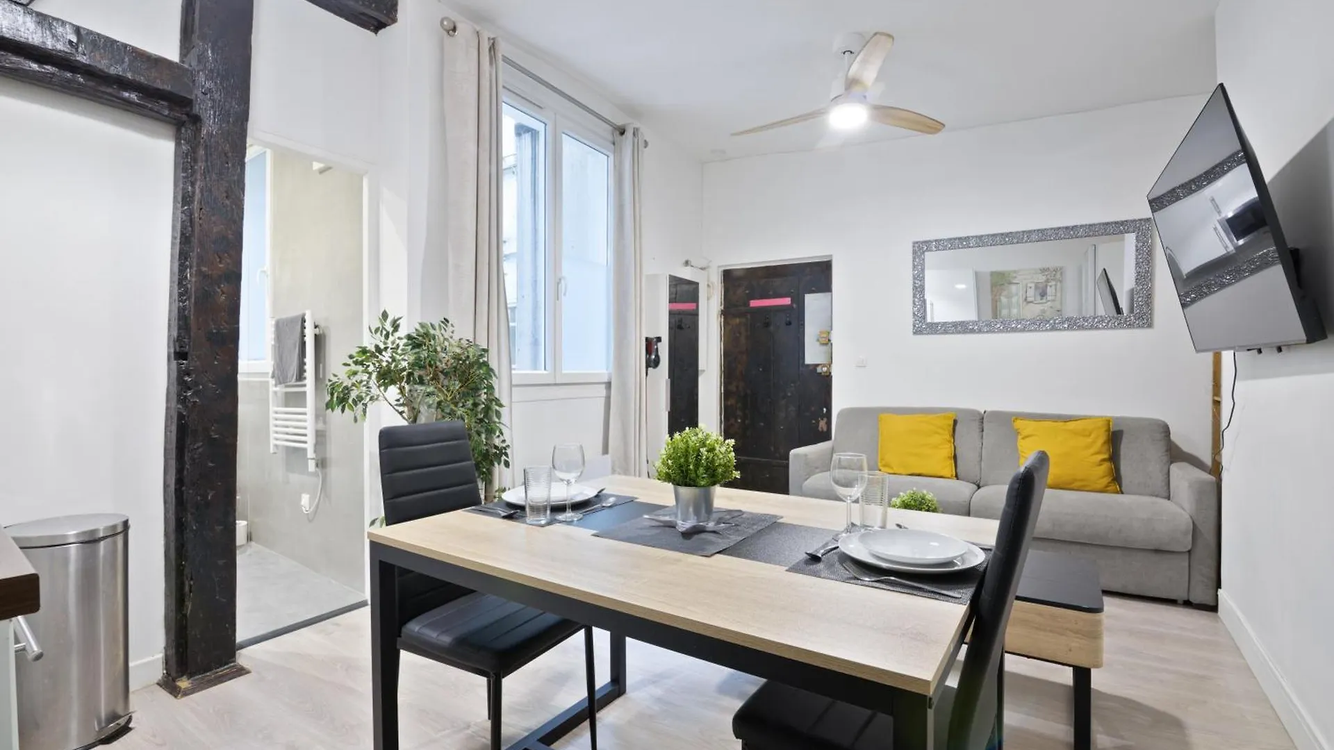 Studio Appartement Quartier Notre-Dame Free Netflix Paříž